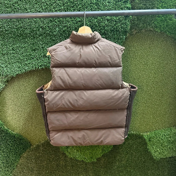 Vintage 1980s Reversible Puffer Vest Large - Picture 4 of 5